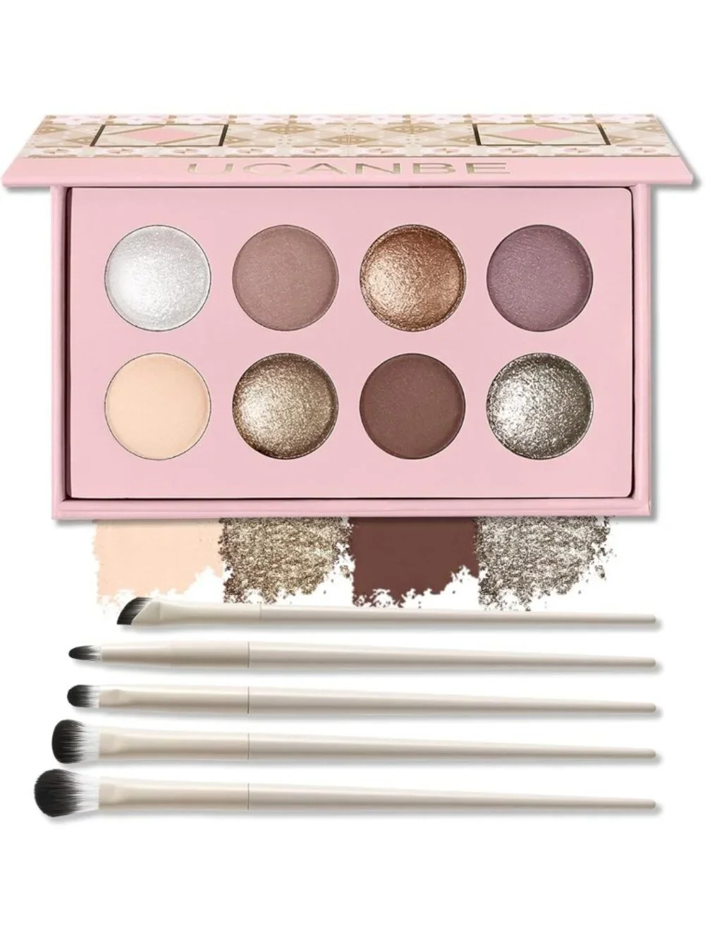 High Pigment Matte & Shimmer Eyeshadow Palette - Soft Blendable, Long-Lasting